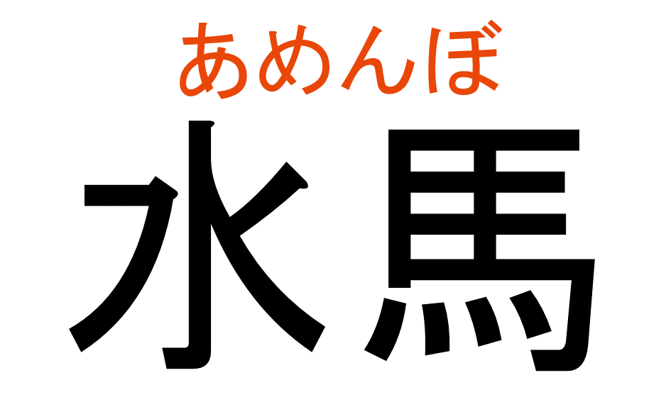 あめんぼ