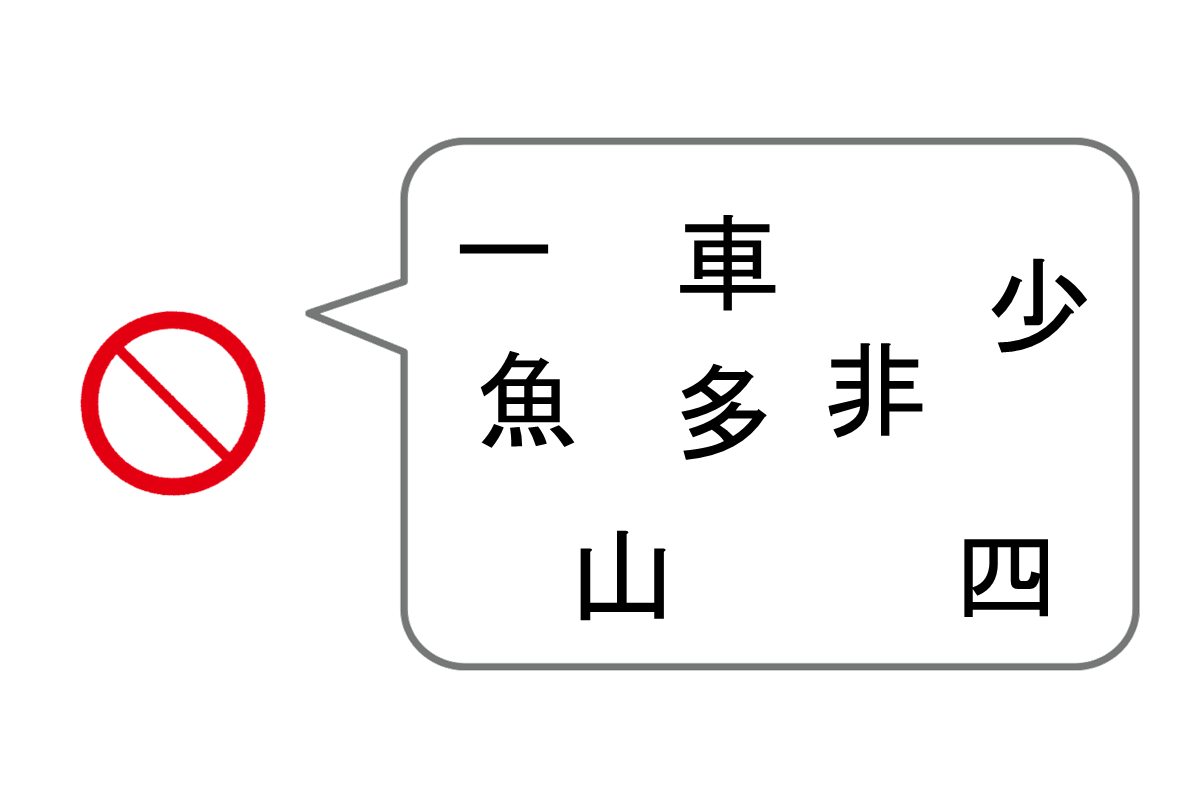 【問題】『止』と仲が良い漢字はいくつある？