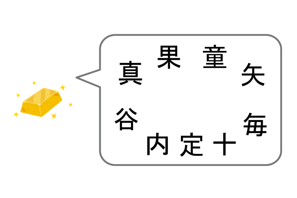 「金」と仲が良いのは？