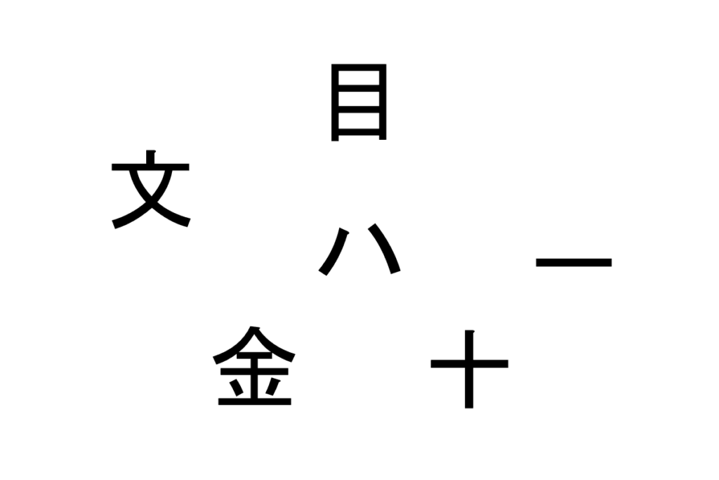 バラバラ漢字クイズ vol.13 2問目